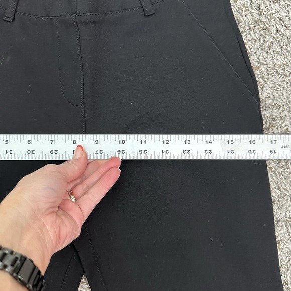 QUINCE Black Ultra Stretch Ponte Straight Leg Pants NWT Size S Petite NWT - Picture 10 of 10